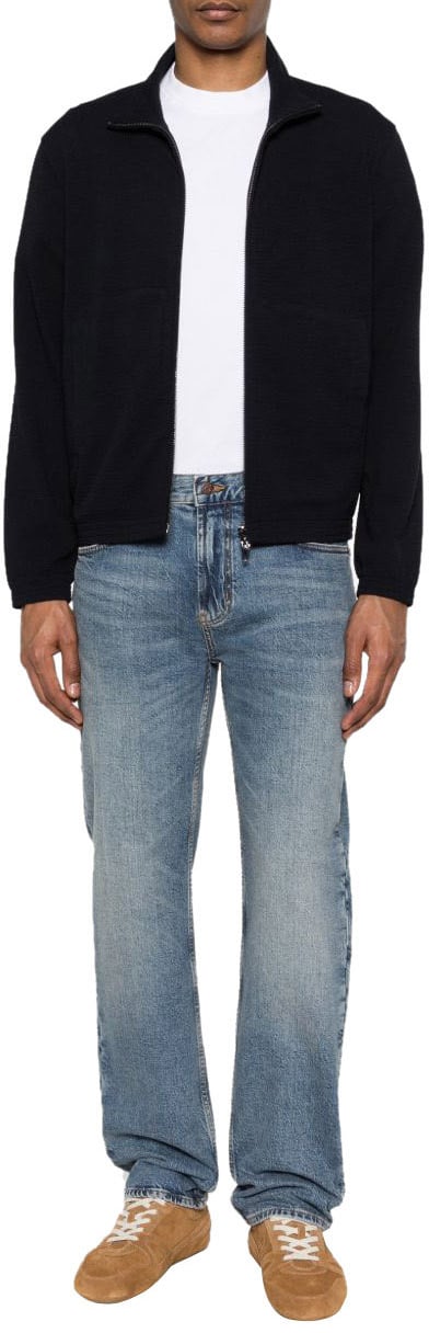 Emporio Armani Sweaters Blu Blauw