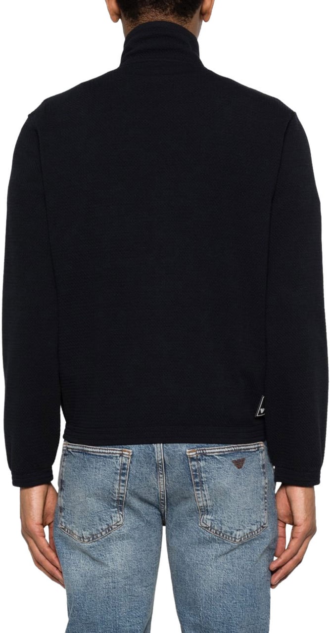 Emporio Armani Sweaters Blu Blauw