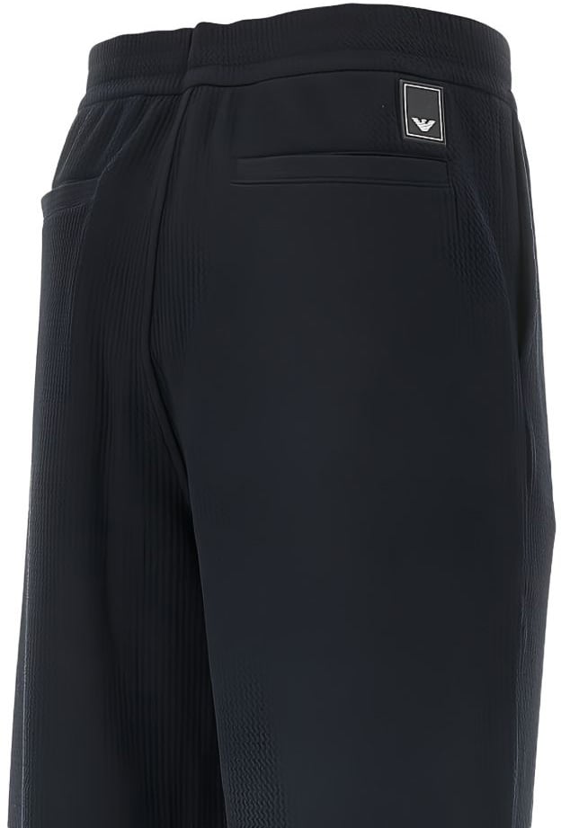 Emporio Armani Trousers Blue Blauw