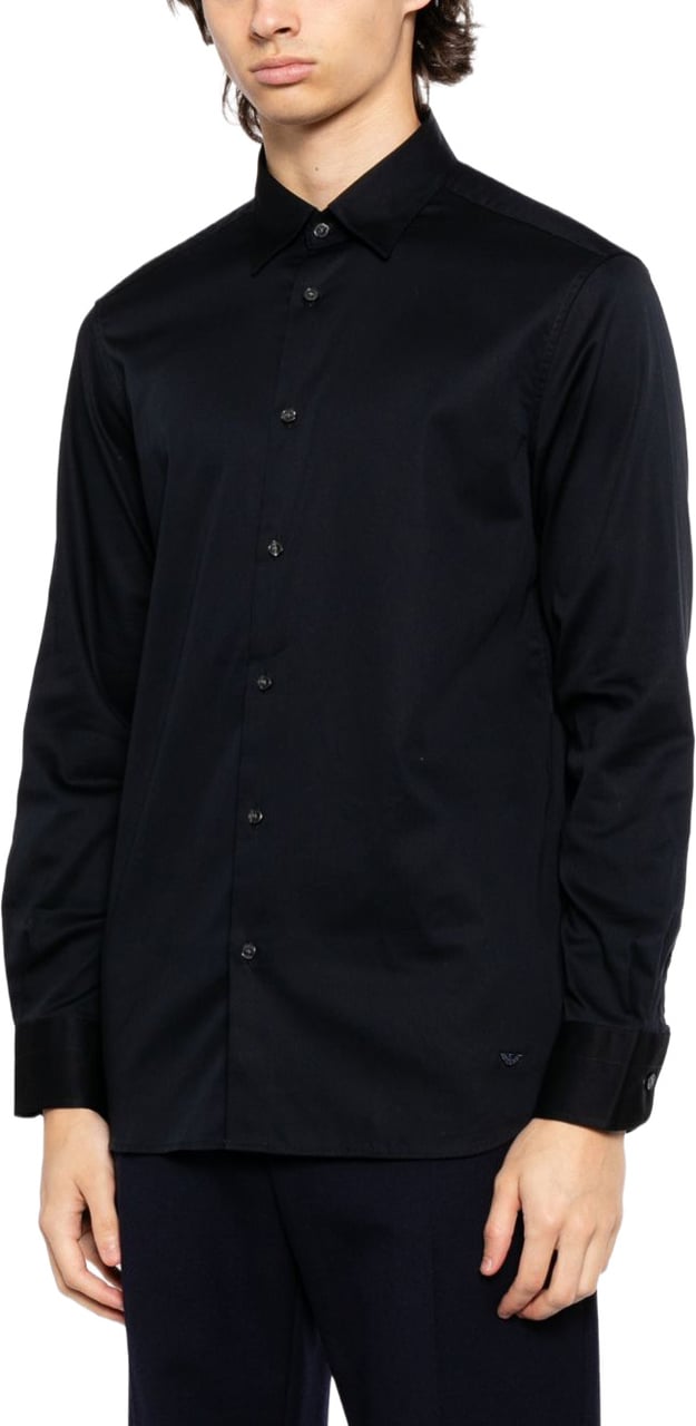 Emporio Armani Shirts Navy Navy