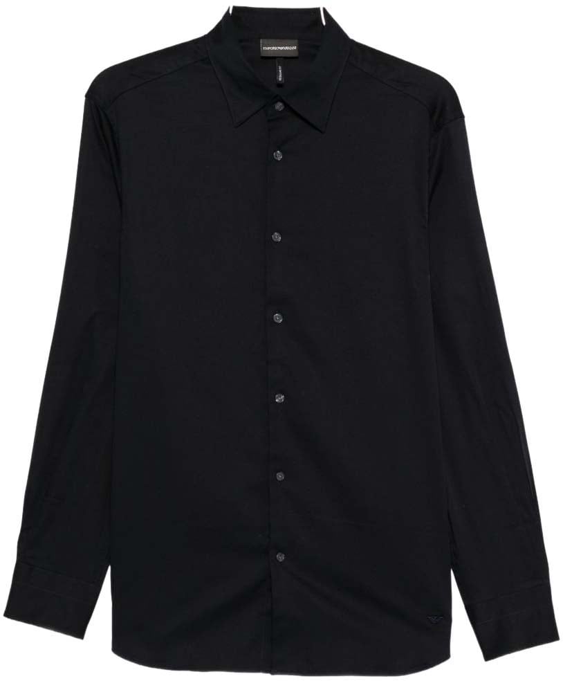 Emporio Armani Shirts Blue Blauw