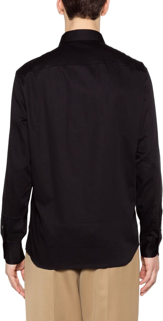 Emporio Armani Shirts Black Zwart