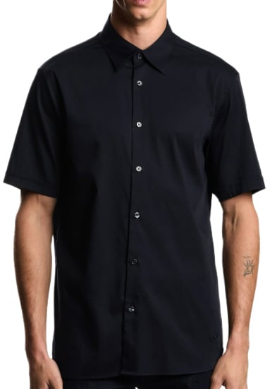 Emporio Armani Shirts Blue Navy