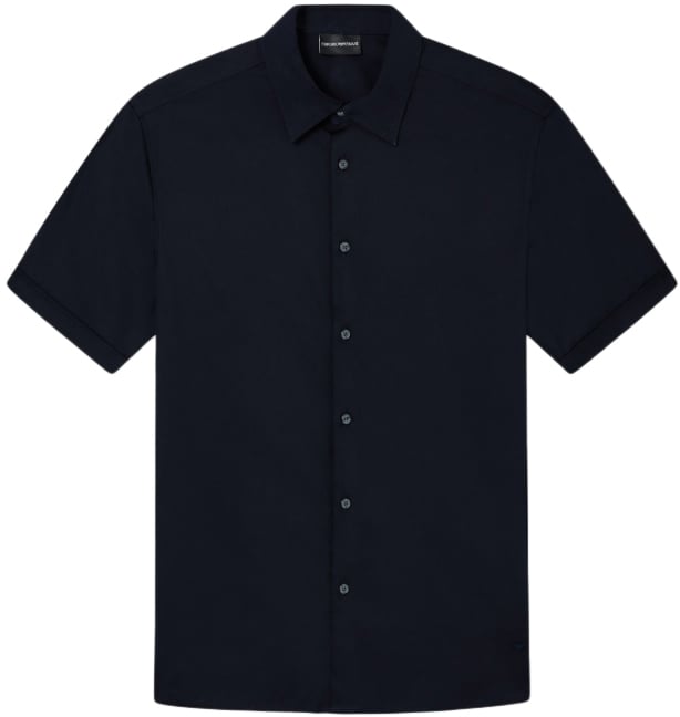 Emporio Armani Shirts Blue Navy