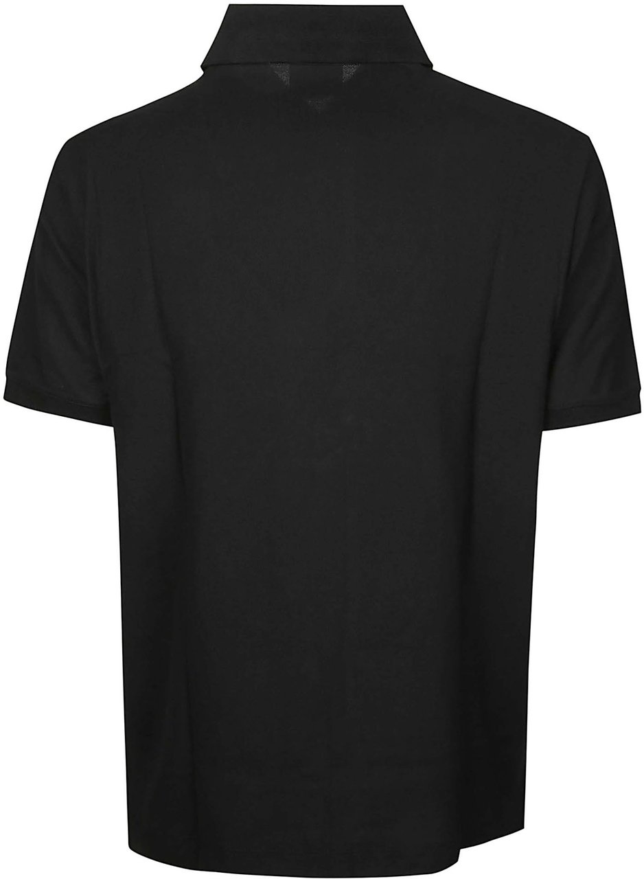 Emporio Armani Short Sleeve Polo Shirt Black Zwart