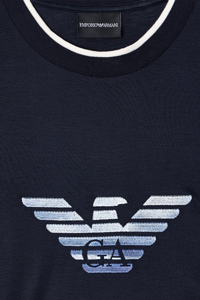 Emporio Armani T-shirts Blue Blauw