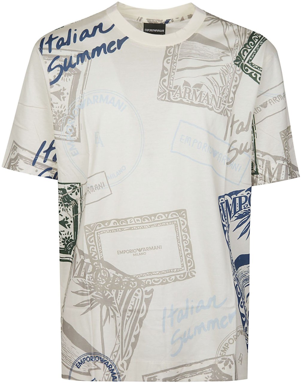 Emporio Armani Printed T-shirt White Wit