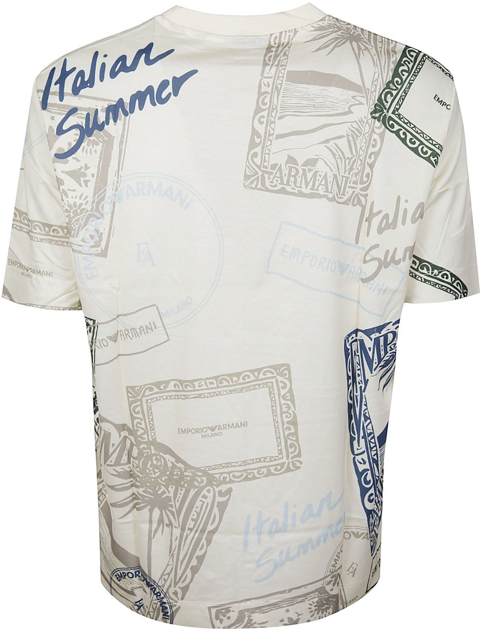 Emporio Armani Printed T-shirt White Wit