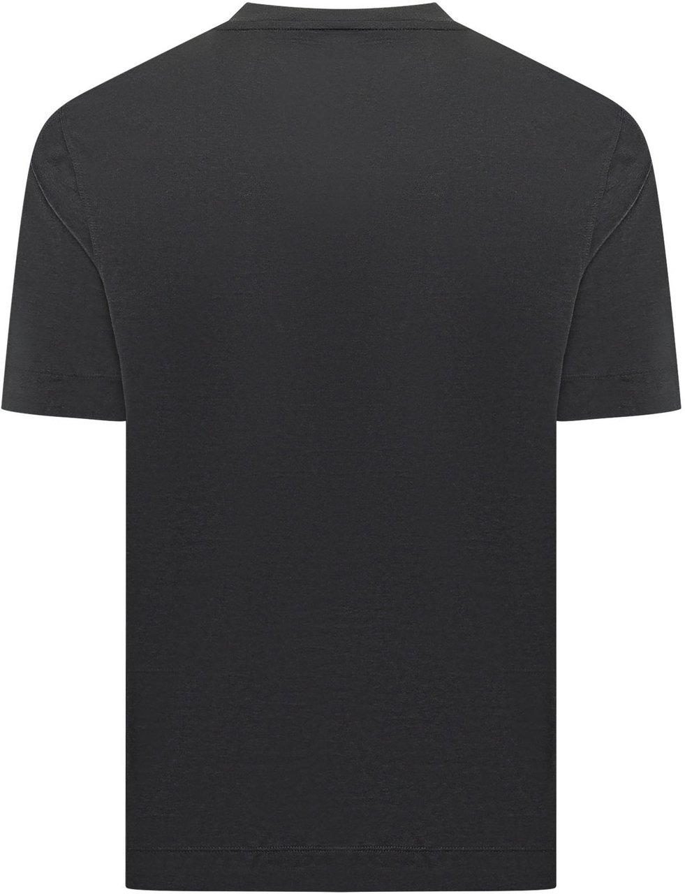 Emporio Armani T-shirt con Logo in Rilievo Zwart