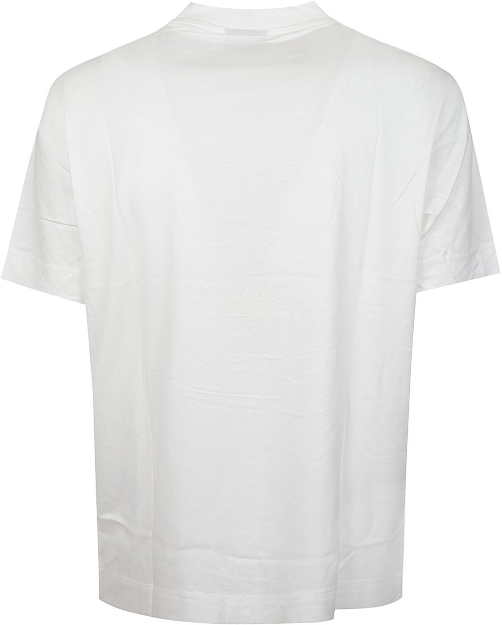 Emporio Armani Embroidered Motif T-shirt White Wit