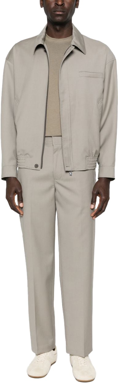 Emporio Armani Coats Dove Grey Grijs