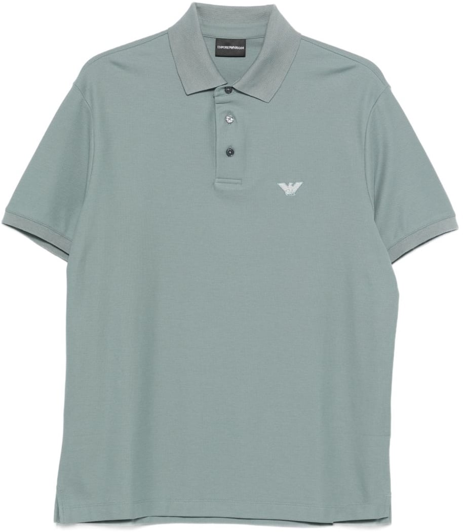 Emporio Armani T-Shirts And Polos Clear Blue Blauw