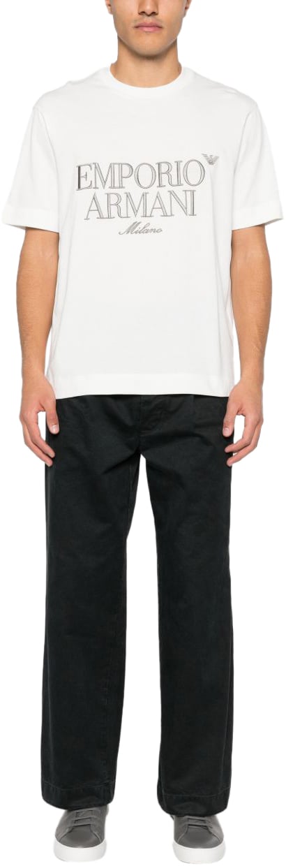 Emporio Armani T-Shirts And Polos White Wit