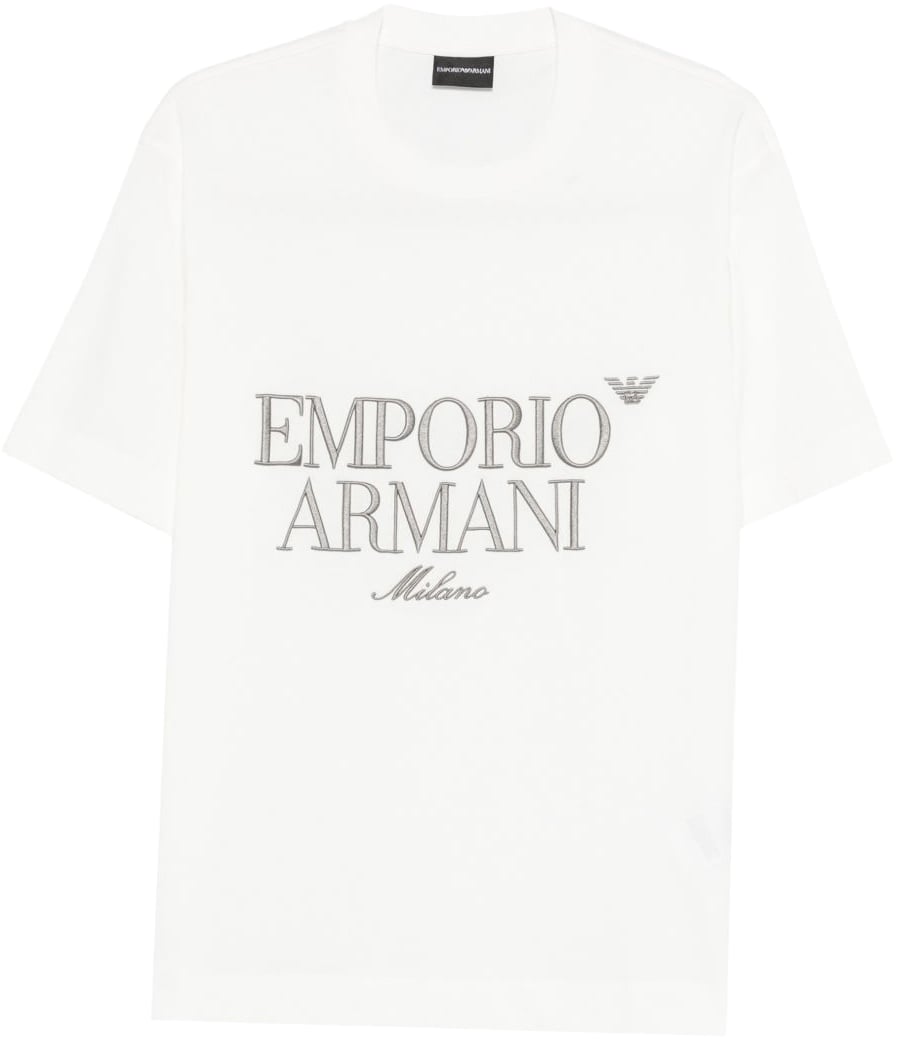 Emporio Armani T-Shirts And Polos White Wit