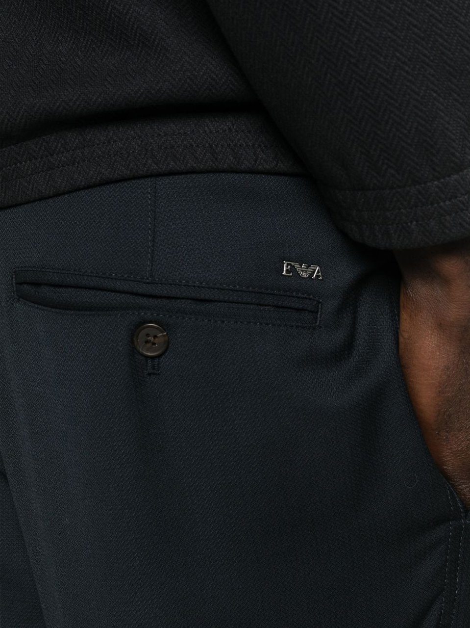 Emporio Armani Trousers Navy Navy