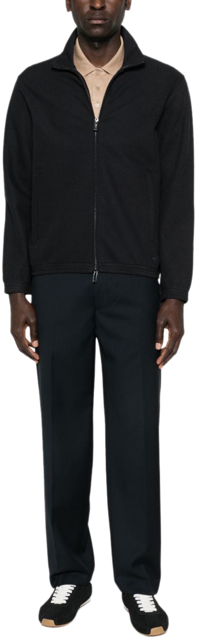 Emporio Armani Sweaters Blue Blauw