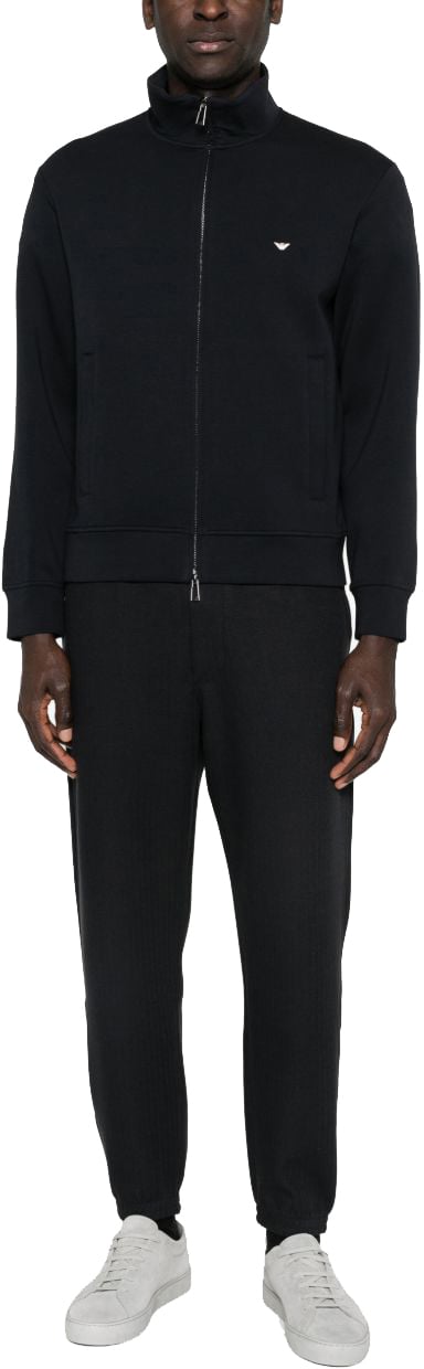 Emporio Armani Trousers Blue Blauw