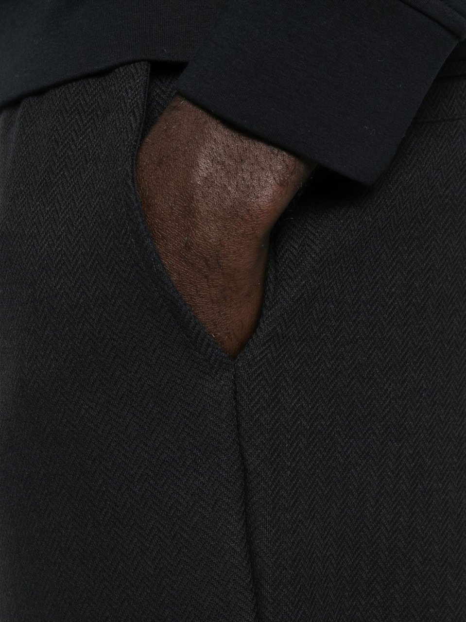 Emporio Armani Trousers Blu Blauw