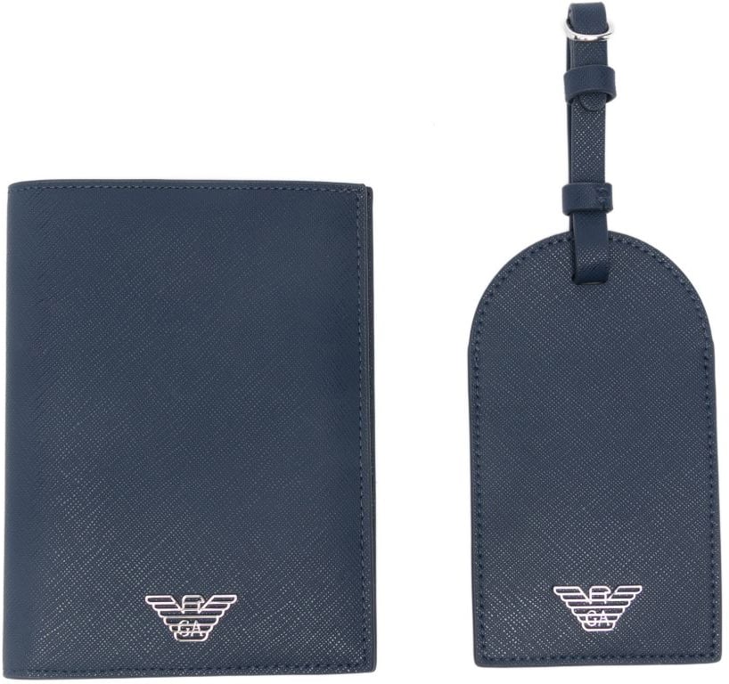 Emporio Armani Wallets Blue Blauw