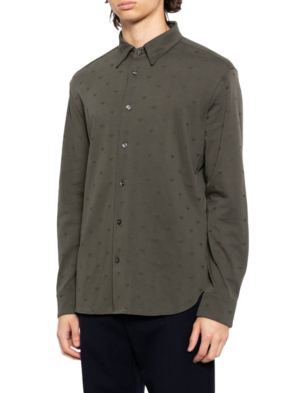 Emporio Armani Shirts Grey Grijs