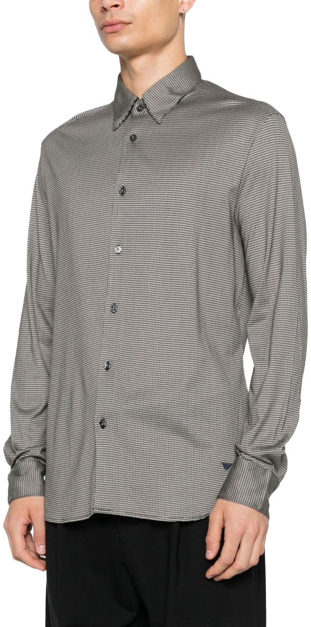 Emporio Armani Shirts Black Zwart