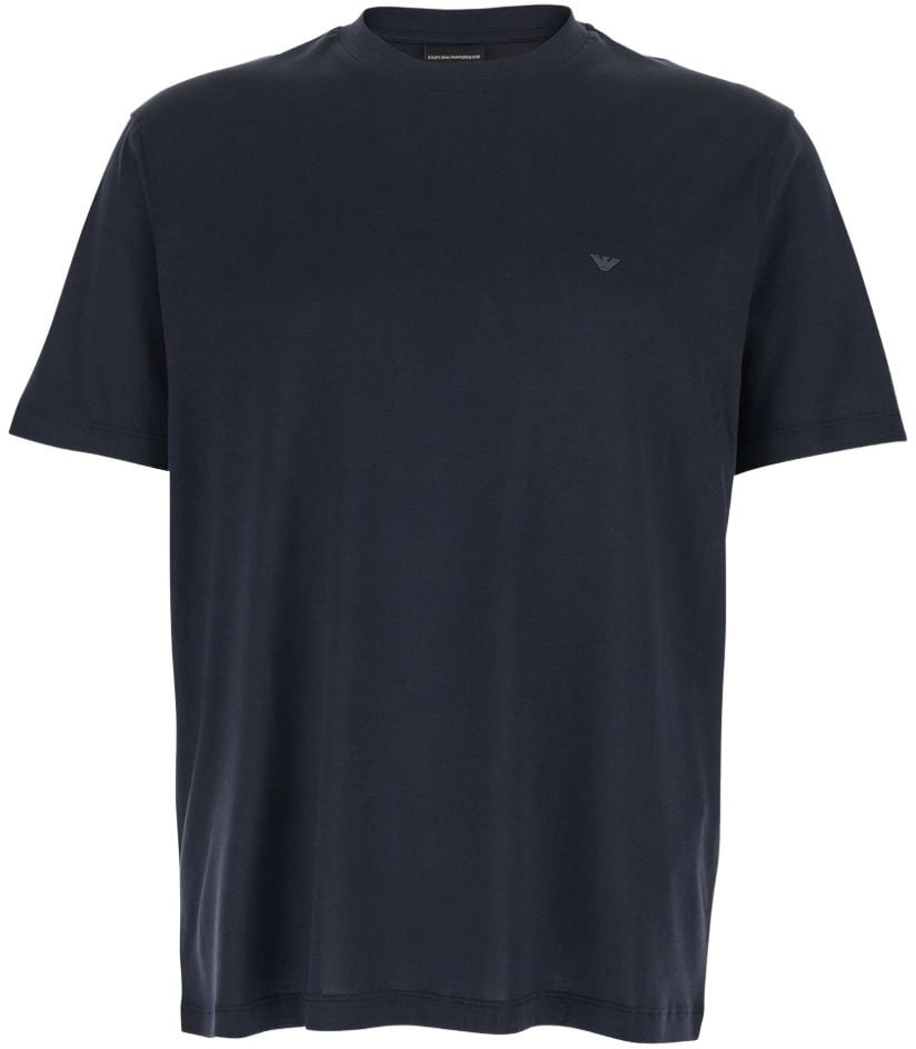 Emporio Armani T-Shirts And Polos Blue Blauw