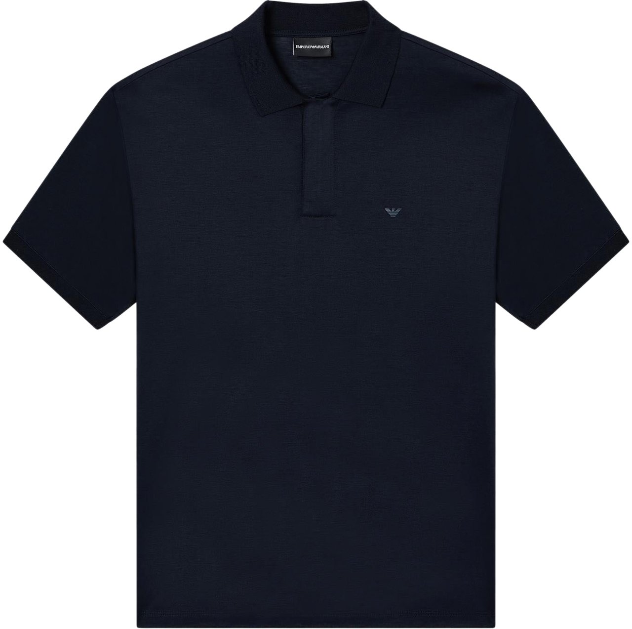 Emporio Armani Heren Jersey Polo Blauw Blauw
