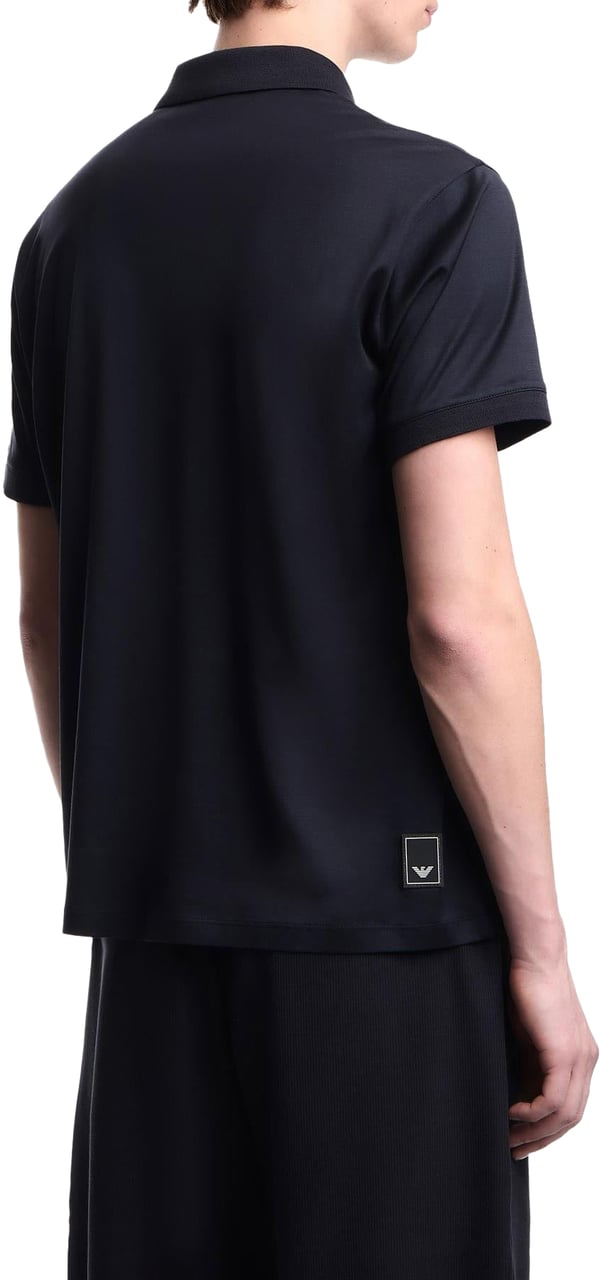 Emporio Armani Heren Jersey Polo Blauw Blauw