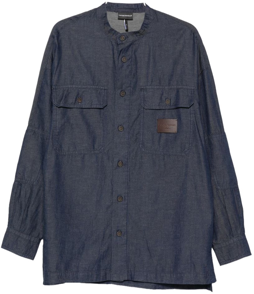 Emporio Armani Shirts Navy Navy