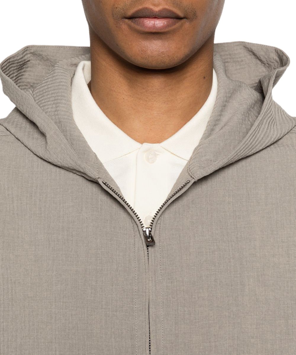 Emporio Armani Coats Beige Taupe