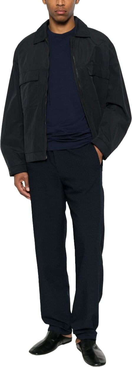 Emporio Armani Trousers Blu Blauw