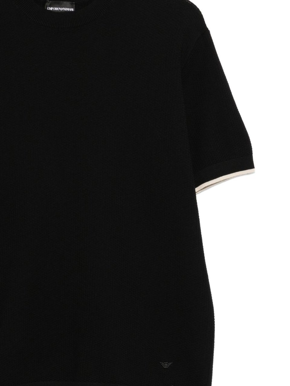 Emporio Armani T-Shirts And Polos Black Zwart