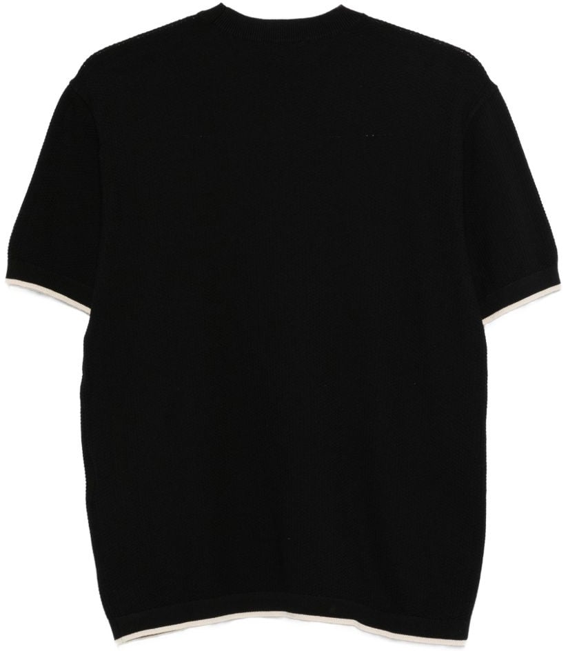 Emporio Armani T-Shirts And Polos Black Zwart