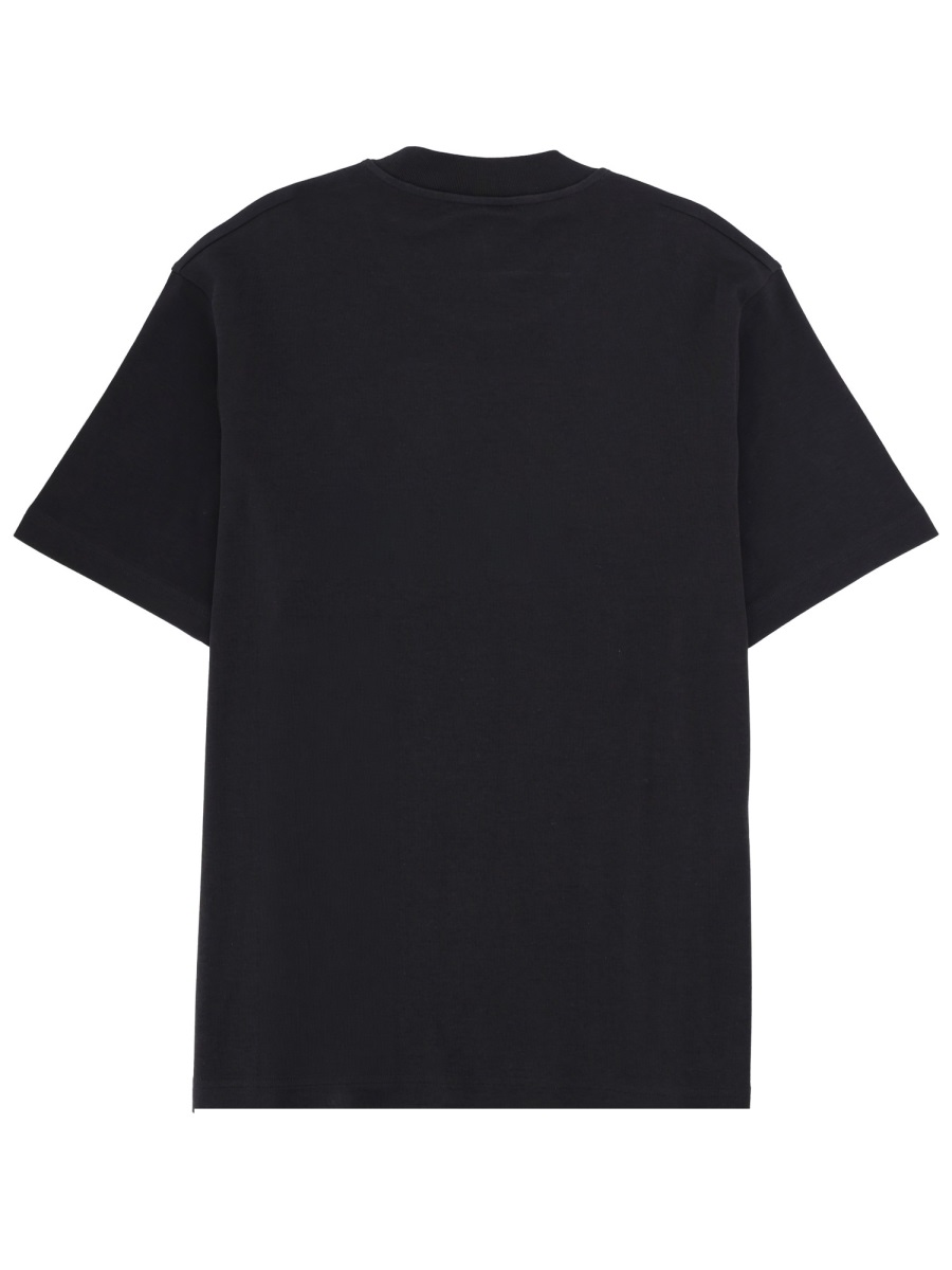 Emporio Armani Left Chest Embroidered T-Shirt Zwart