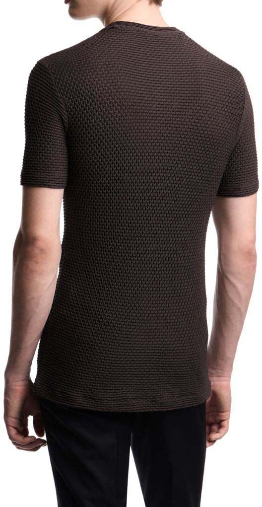 Emporio Armani T-Shirts And Polos Brown Bruin