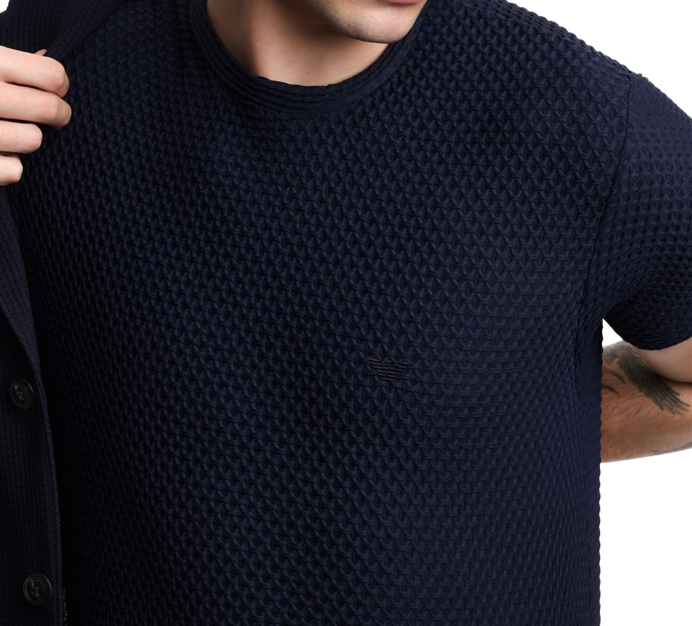 Emporio Armani T-Shirts And Polos Blue Navy