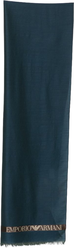 Emporio Armani Scarfs Grey Navy