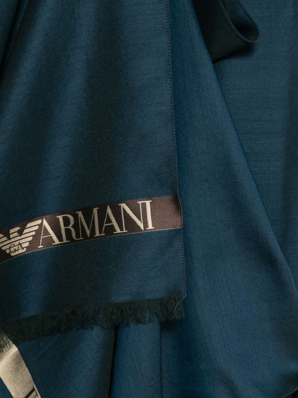 Emporio Armani Scarfs Grey Navy