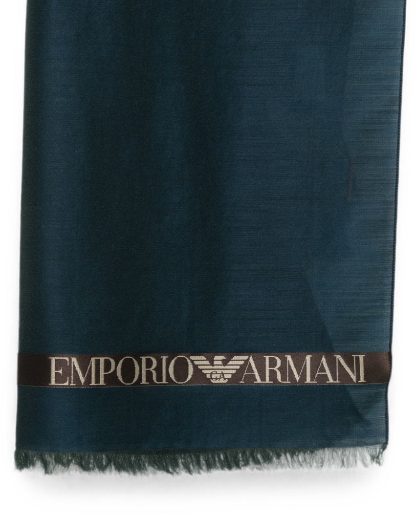 Emporio Armani Scarfs Grey Navy