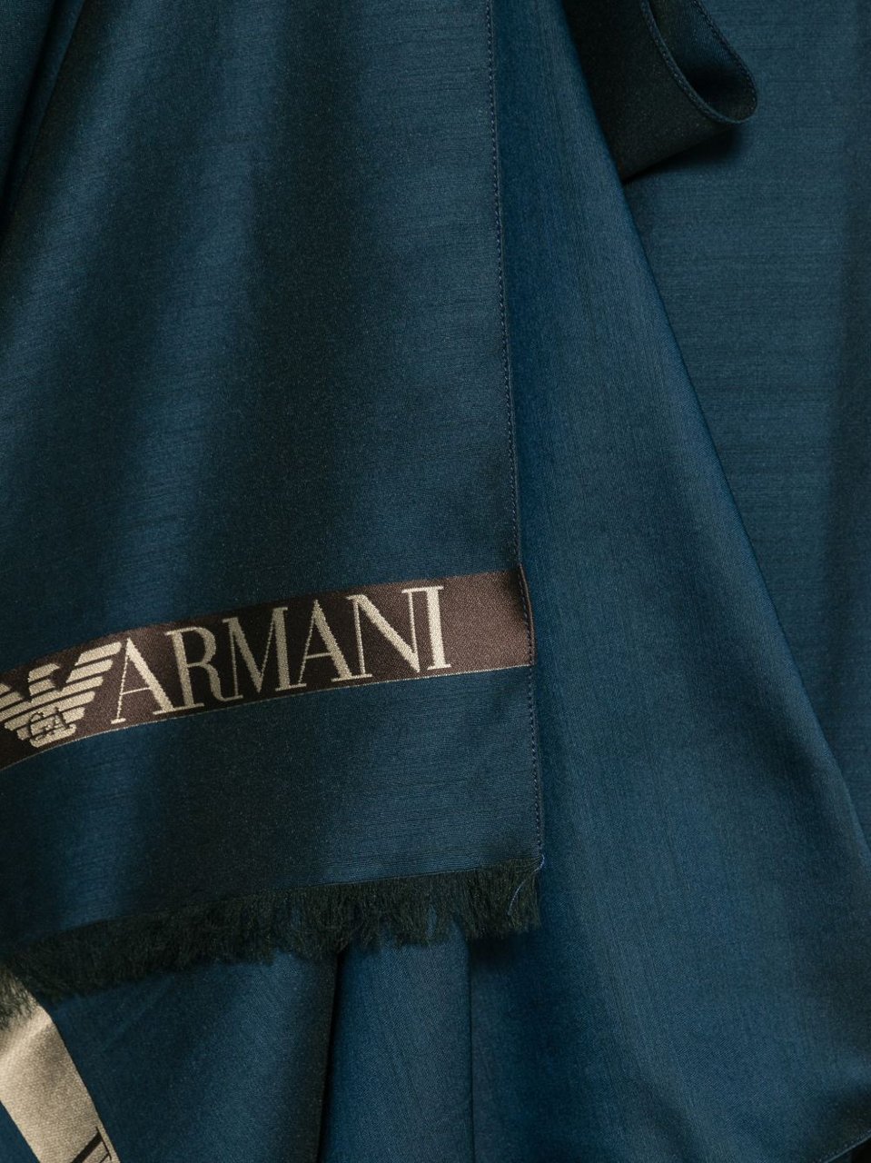 Emporio Armani Scarfs Grey Navy