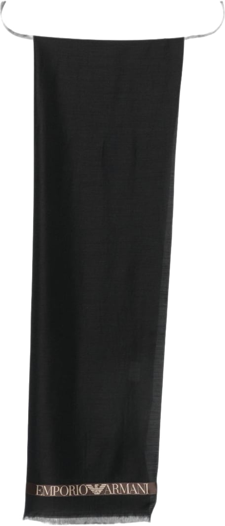 Emporio Armani Scarfs Black Zwart
