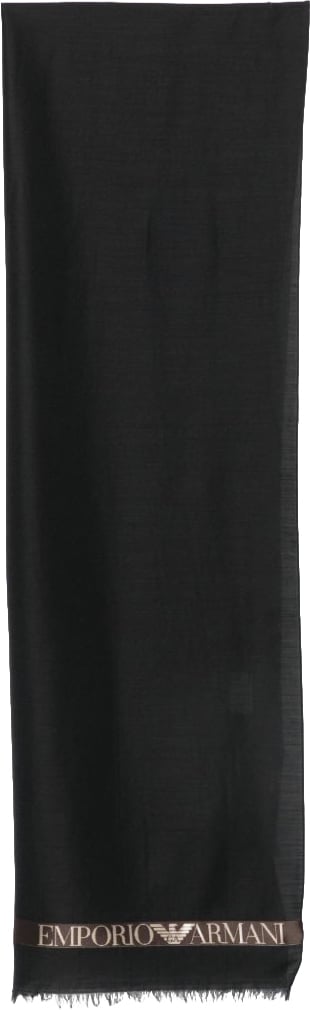 Emporio Armani Scarfs Black Zwart