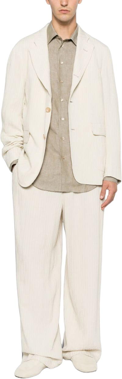 Emporio Armani Jackets Beige Wit
