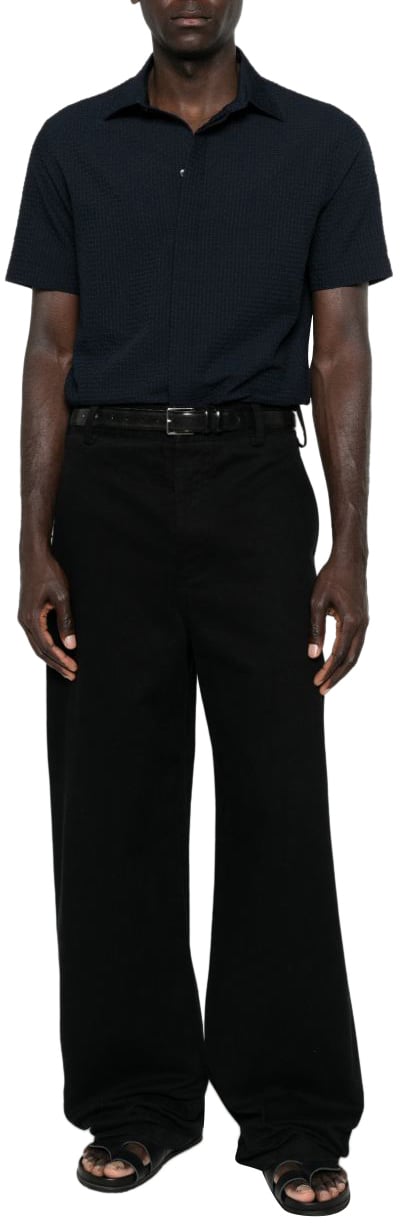 Emporio Armani Shirts Blue Blauw