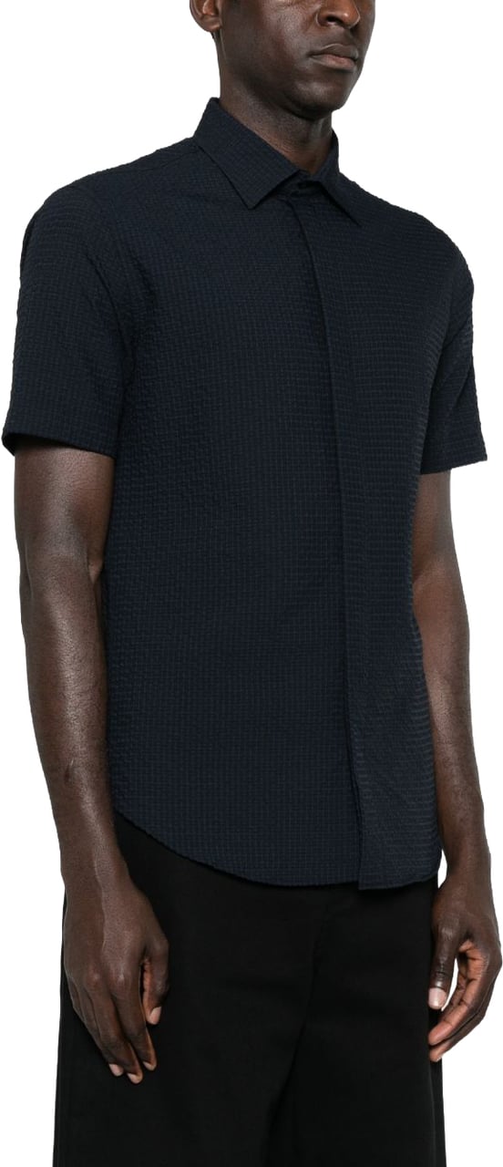 Emporio Armani Shirts Navy Navy