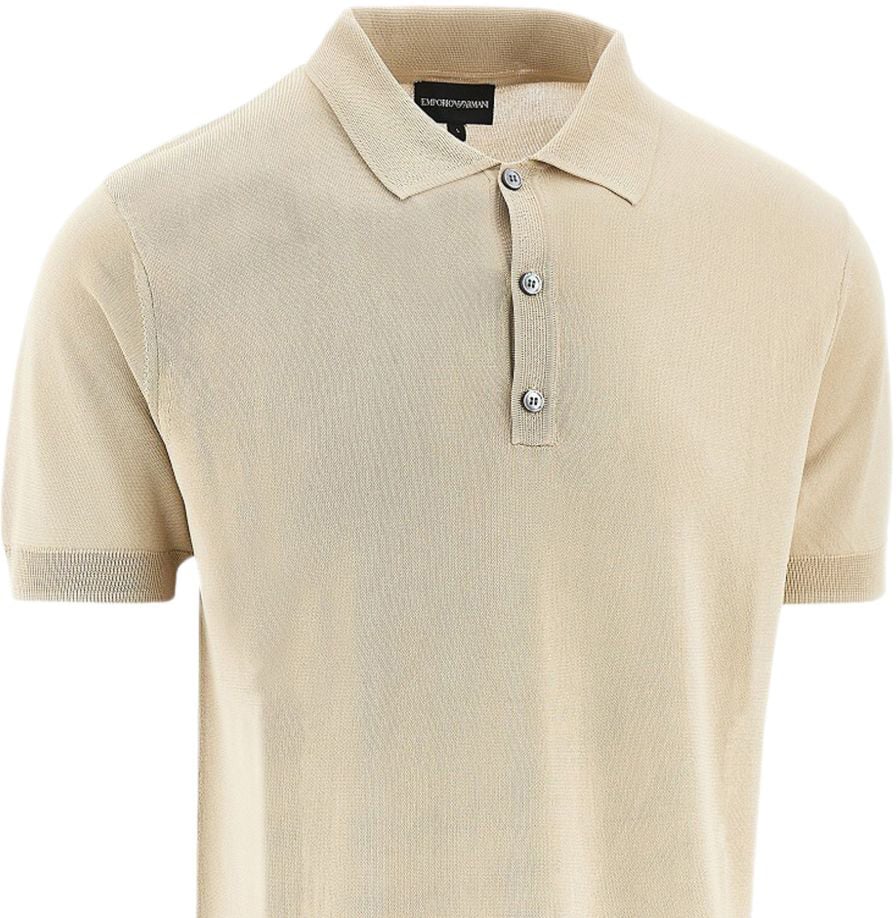 Emporio Armani T-Shirts And Polos Beige Beige