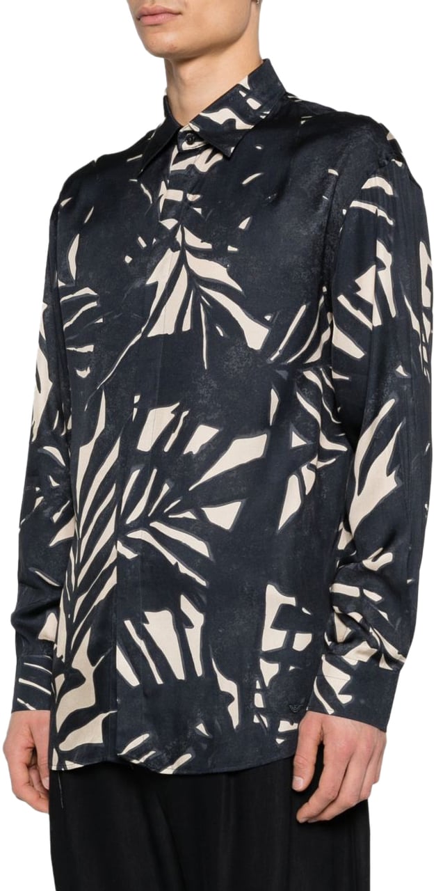 Emporio Armani Shirts Black Zwart