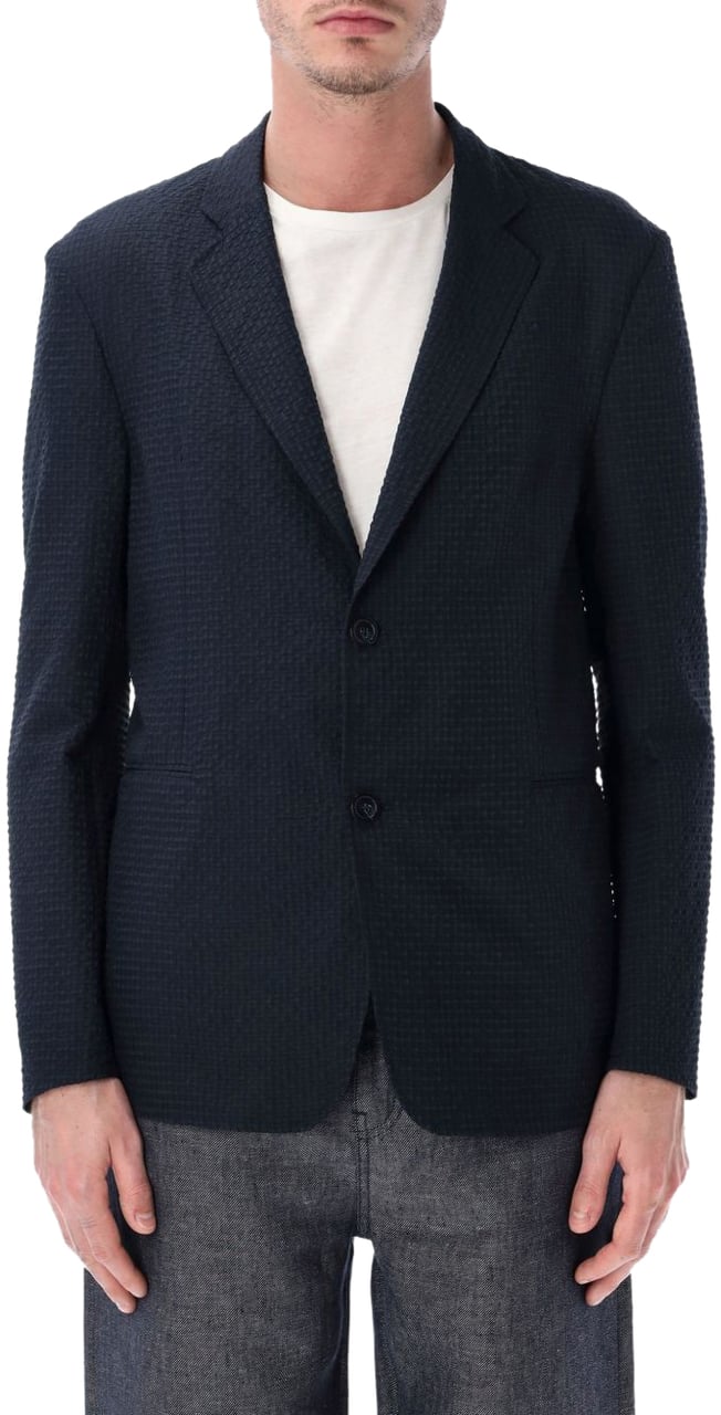 Emporio Armani Jackets Blu Navy