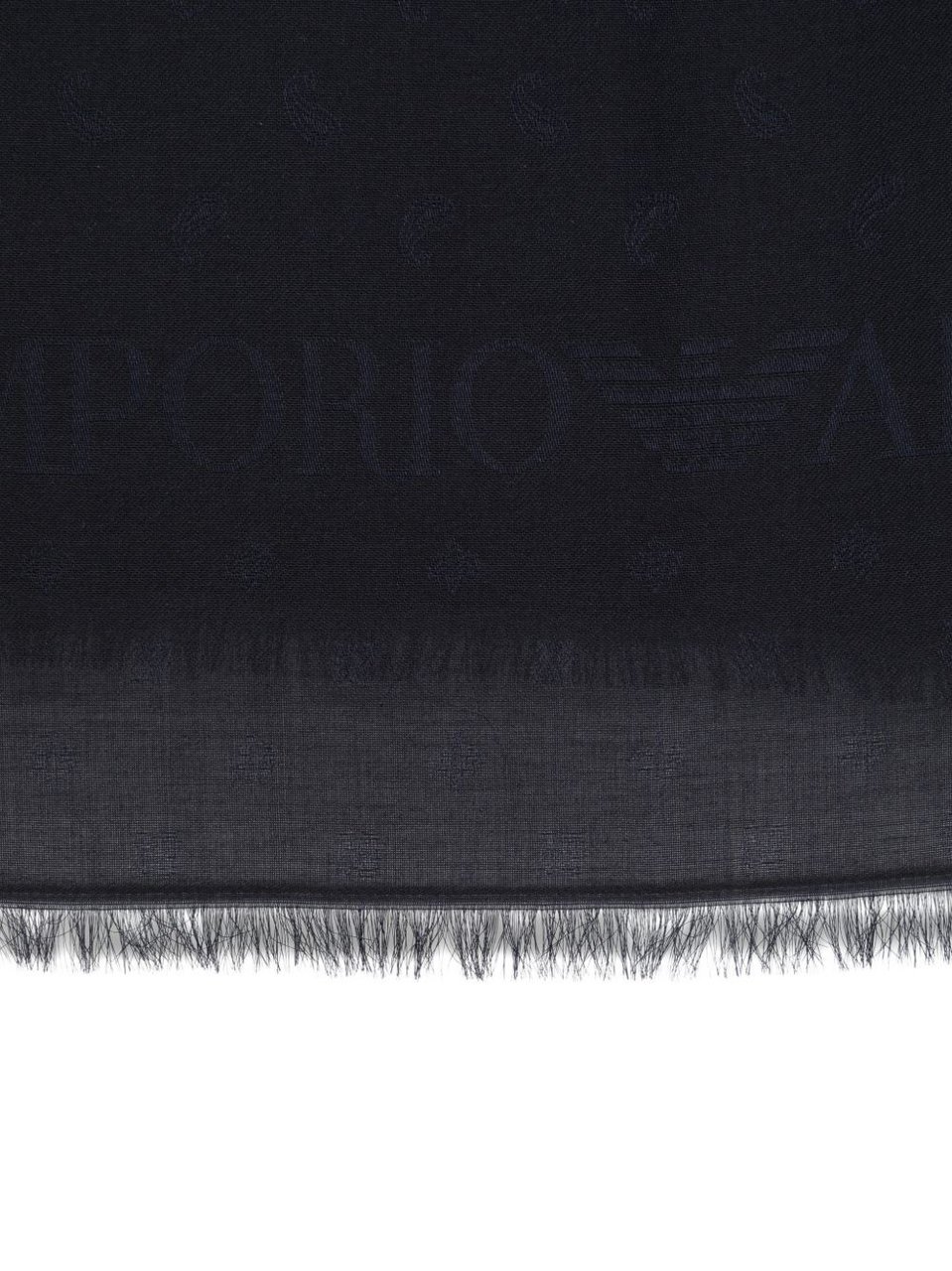 Emporio Armani Scarfs Blue Blauw