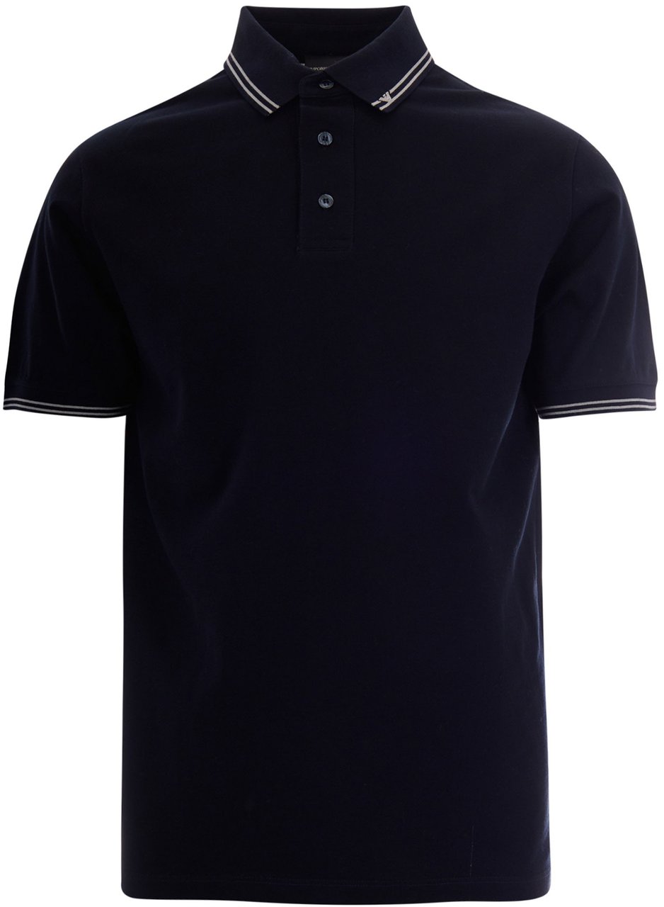 Emporio Armani T-Shirts And Polos Iconico 0920 Blu Navy Ea Navy